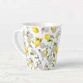 Waterverf citroenen 21 latte mok (Linkerhoek)
