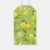 Waterverf citroenen 22 cadeaulabel (Achterkant)