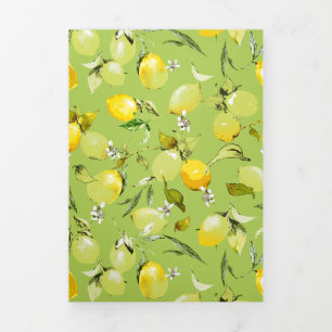 Waterverf citroenen 22 drieluik aankondiging