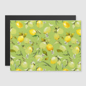 Waterverf citroenen 22 magnetische uitnodiging (Voorkant / Achterkant)