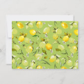 Waterverf citroenen 22 save the date (Achterkant)