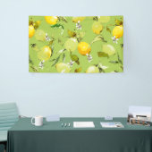 Waterverf citroenen 22 spandoek (Beurs)