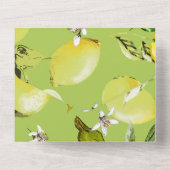 Waterverf citroenen 23 all in one uitnodiging (Achterkant)