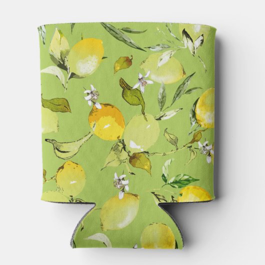 Waterverf citroenen 23 blikjeskoeler (Achterkant)