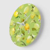 Waterverf citroenen 23 grote klok (Hoek)