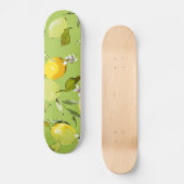 Waterverf citroenen 23 persoonlijk skateboard (Voorkant)