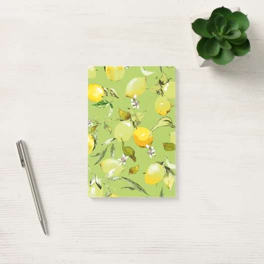 Waterverf citroenen 23 post-it® notes (Kantoor)