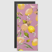 Waterverf citroenen 24 magnetische uitnodiging (Voorkant / Achterkant)