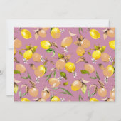 Waterverf citroenen 25 aankondiging (Achterkant)