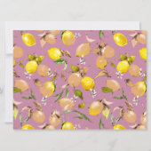 Waterverf citroenen 25 aankondiging (Achterkant)