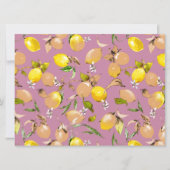 Waterverf citroenen 25 aankondiging (Voorkant)