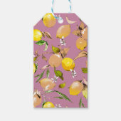 Waterverf citroenen 25 cadeaulabel (Voorkant)