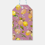 Waterverf citroenen 25 cadeaulabel (Achterkant)