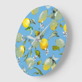 Waterverf citroenen 26 grote klok (Hoek)