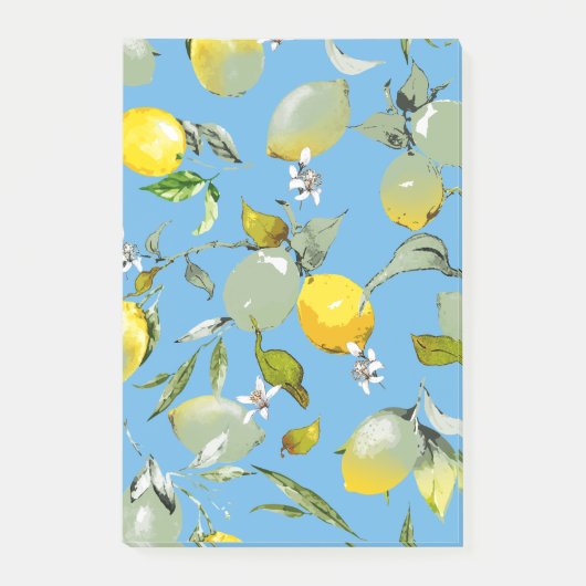 Waterverf citroenen 26 post-it® notes (Voorkant)