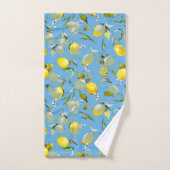 Waterverf citroenen 27 bad handdoek (Handdoek)