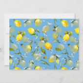 Waterverf citroenen 27 kaart (Achterkant)