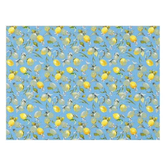 Waterverf citroenen 27 tafelkleed (Voorkant (Horizontaal))