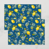 Waterverf citroenen 29 aankondiging (Voorkant / Achterkant)