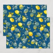 Waterverf citroenen 29 aankondiging (Voorkant / Achterkant)