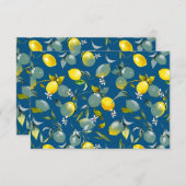 Waterverf citroenen 29 save the date (Voorkant / Achterkant)