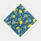 Waterverf citroenen 29 servet (Hoek)