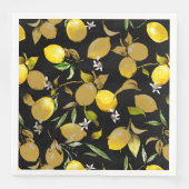 Waterverf citroenen 30 servet (Voorkant)