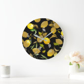 Waterverf citroenen 31 grote klok (Huis)