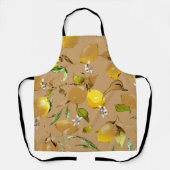 Waterverf citroenen 33 schort (Voorkant)