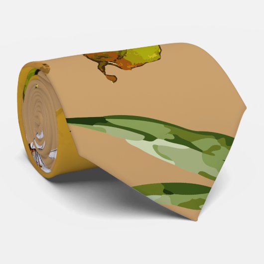 Waterverf citroenen 33 stropdas (Opgerold)