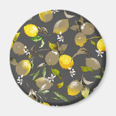 Waterverf citroenen 34 magneet (Voorkant)