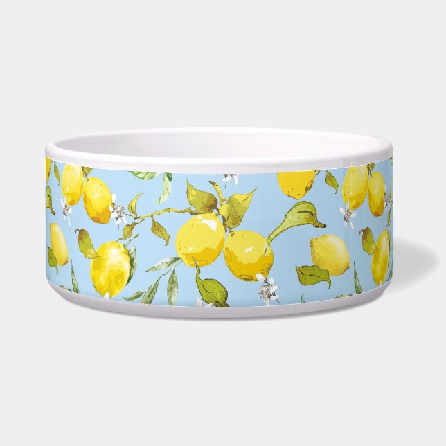 Waterverf citroenen 4 voerbakje (Voorkant)