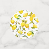 Waterverf citroenen 5 confetti (Kleine voorkant)