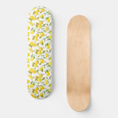 Waterverf citroenen 5 persoonlijk skateboard (Voorkant)