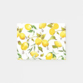 Waterverf citroenen 5 post-it® notes (Voorkant)