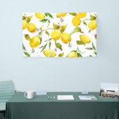 Waterverf citroenen 5 spandoek (Beurs)