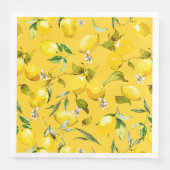 Waterverf citroenen 8 servet (Voorkant)