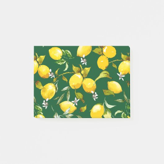Waterverf citroenen 9 post-it® notes (Voorkant)