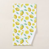Waterverf citroenen bad handdoek (Handdoek)