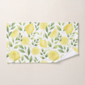 Waterverf Citroenen & Barnwood Handdoek (Handdoek)