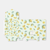 Waterverf citroenen bedankdoosjes (Uitgevouwen)