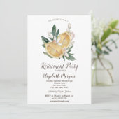 Waterverf citroenen botanische pensionering kaart (Staand voorkant)