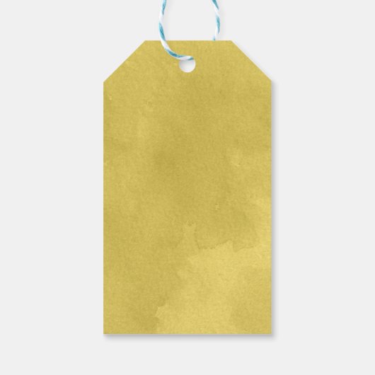 Waterverf citroenen dank u cadeaulabel (Achterkant)