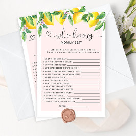 Waterverf citroenen die het beste mama-spel kennen