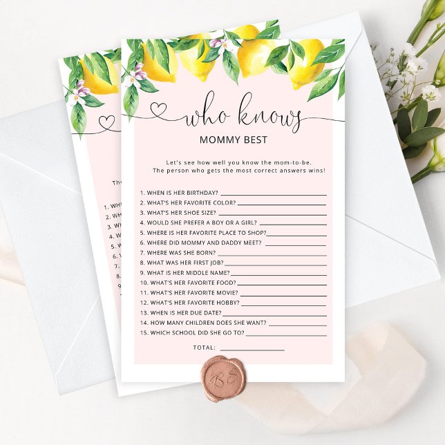 Waterverf citroenen die het beste mama-spel kennen (Creator heeft geüpload)