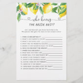 Waterverf citroenen die het beste spel kennen (Voorkant)