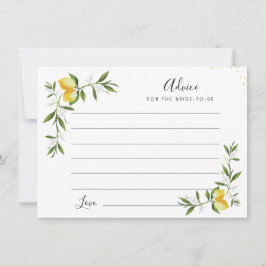 waterverf citroenen en griekse advieskaart