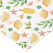 Waterverf citroenen en ijslolly's tafelkleed (Gekanteld)