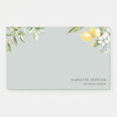 Waterverf Citroenen en olijven Sage Green Post-it® Notes (Voorkant)