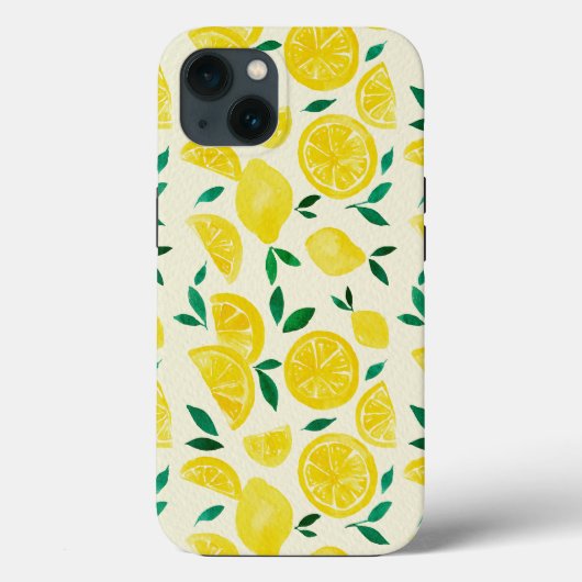 Waterverf citroenen - geel en groen Case-Mate iPhone case (Achterkant)